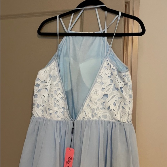 CHI CHI SYANNE DRESS (BLUE) - Picture 5 of 5
